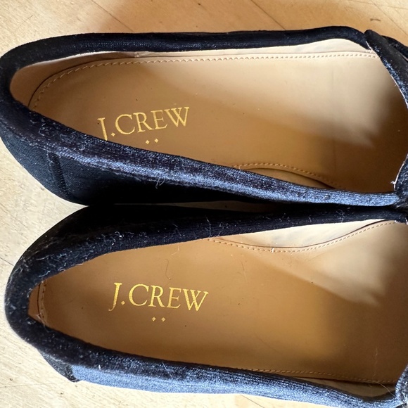 J.Crew Marie Black Velvet loafers, 8 - Picture 4 of 6